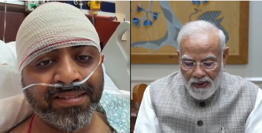 मोदीले गरे क्याप्टेन स्मिथ माछरसँग कुराकानी