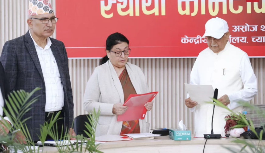 पूर्वराष्ट्रपति विद्यादेवी भण्डारी एमालेको वरिष्ठ उपाध्यक्ष नियुक्त