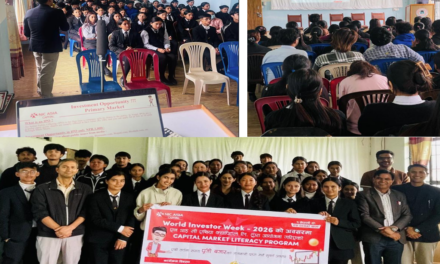 एनआईसी एशिया क्यापिटलद्वारा पोखरामा वित्तीय साक्षरता कार्यक्रम, १०० भन्दा बढी विद्यार्थी सहभागी