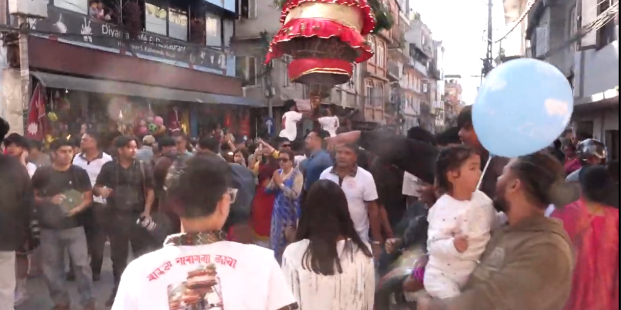 उल्टो रथ र मौलिक परम्परासहित हाँडीगाउँको जात्रा सम्पन्न