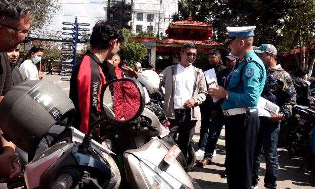ट्राफिक प्रहरीद्वारा चोरीका ५० मोटरसाइकल र स्कुटर फिर्ता
