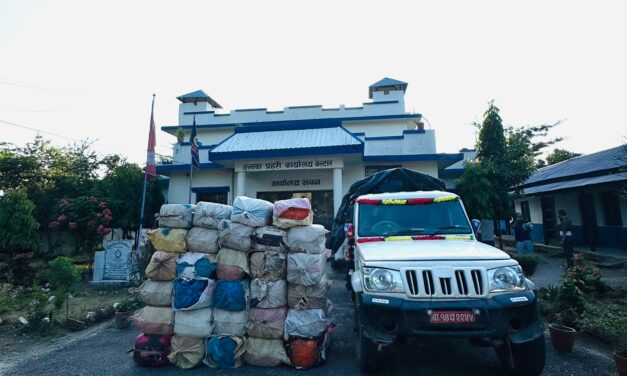 १ हजार ९९ किलो ८४० ग्राम गाँजा बोकेको २ वटा पिकअप सहित १ जना पक्राउ