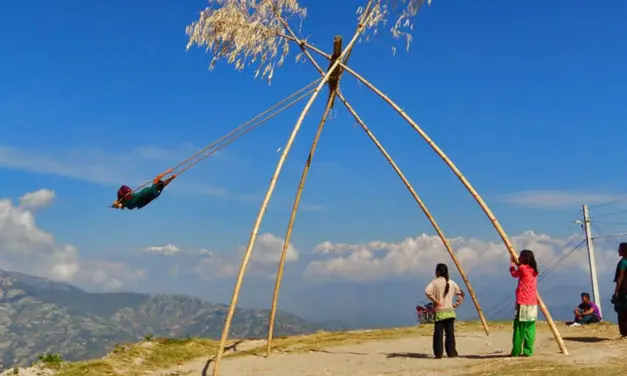 दसैँमा देशभर लिङ्गे पिङ निर्माण गर्दै पर्यटन बोर्ड