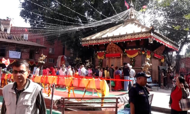 नवरात्रको तेस्रो दिन आज चन्द्रघण्टा देवीको पूजाआराधना