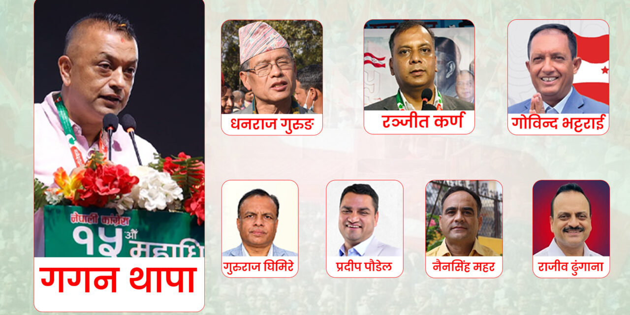 कांग्रेस पदाधिकारीको प्रतिस्पर्धामा नेवि संघका पूर्वअध्यक्ष र पदाधिकारीको वर्चश्व, सभापतिको मौन समर्थन