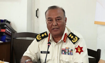 विपद् उद्धारमा आधुनिक उपकरण आवश्यक, पालिकामा पूर्वसूचना प्रणाली विकास गर्न प्रधानसेनापतिको जोड